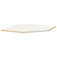 UTRUSTA Tablette armoire murale d'angle, blanc, 26 "