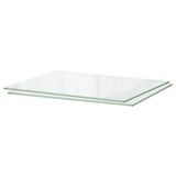 UTRUSTA Tablette, verre, 18x14 3/4 "