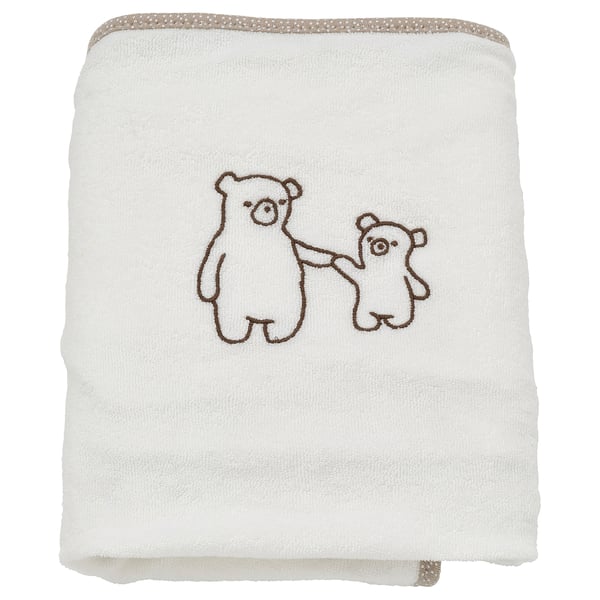 VÄDRA Protection pour matelas à langer, blanc/tissu éponge, 18 7/8x29 1/8 "