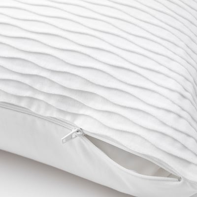 VÄNDEROT Coussin, blanc, 20x20 "
