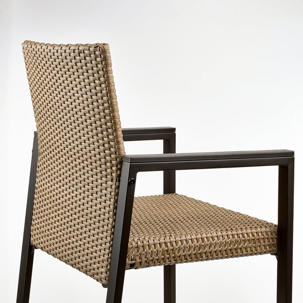 VÄRMANSÖ Chaise, extérieur, brun