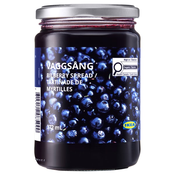 VAGGSÅNG Tartinade de myrtilles, 15x13 oz