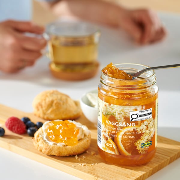VAGGSÅNG Tartinade orange et fleur sureau, 15 oz