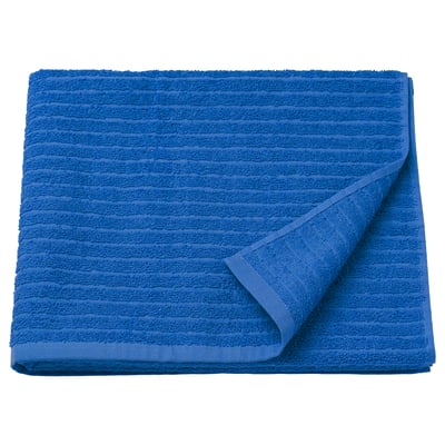 VÅGSJÖN Serviette de bain, bleu vif, 28x55 "