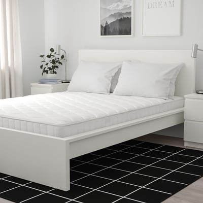 VÅGSTRANDA Matelas hybride, ferme/blanc, Grand 2 places