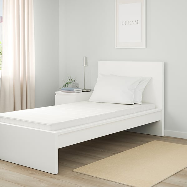 VALEVÅG Matelas hybride, extra ferme/blanc, 1 place