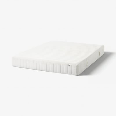 VALEVÅG Matelas hybride, mi-ferme/blanc, Grand 2 places
