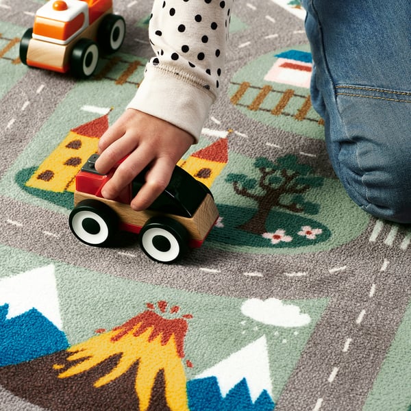 VALLABY Tapis, vert, 3 ' 3 "x4 ' 4 "