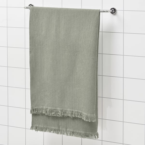VALLASÅN Drap de bain, vert clair, 39x59 "