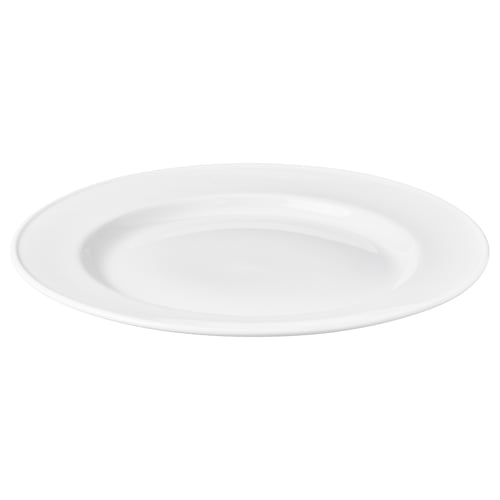 VARDAGEN Assiette, blanc, 10 ½ "