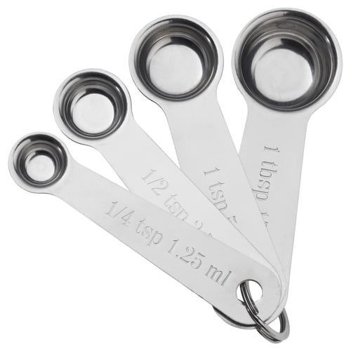 VARDAGEN Cuillère à mesurer, 4 pièces