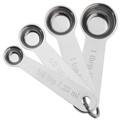 VARDAGEN Cuillère à mesurer, 4 pièces