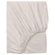 VÅRVIAL Drap-housse pour lit d'appoint, beige, 1 place