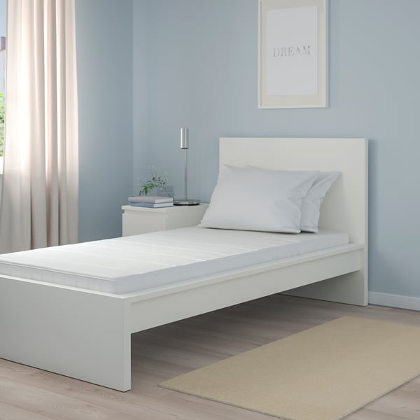 VESTERÖY Matelas hybride, ferme/blanc, 1 place très grand