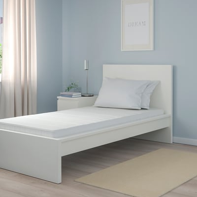 VESTERÖY Matelas hybride, ferme/blanc, 1 place