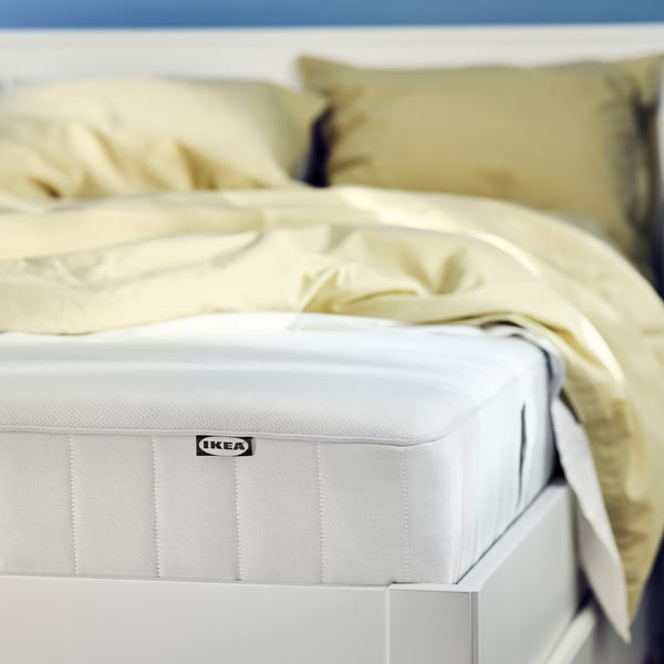 VESTERÖY Matelas hybride, ferme/blanc, Grand 2 places