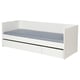 VIHALS Lit d'appoint+rangement/1 matelas, blanc/Ågotnes ferme, 1 place