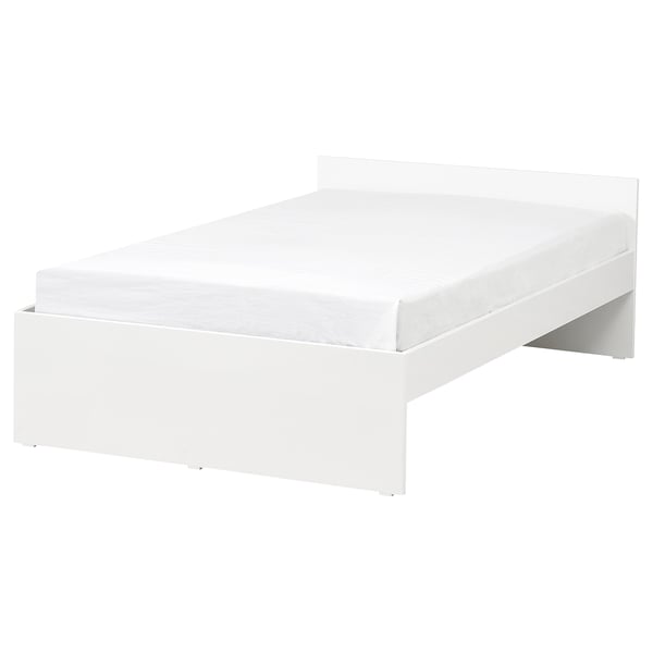VIHALS Structure de lit, blanc, 2 places