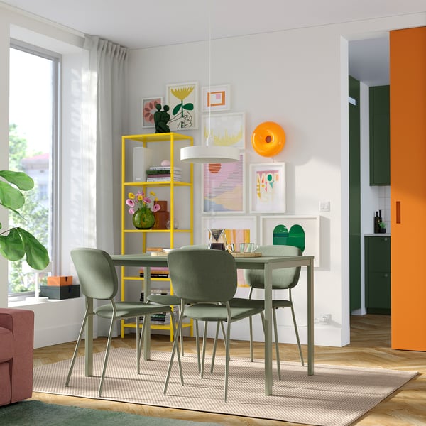 VIHALS Table, vert/vert, 49 1/4x29 1/8 "