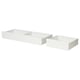 VIHALS Tiroirs de lit, 2p, blanc, Grand 2 places