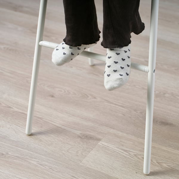 VILDGÅS Chaise enfant, blanc/blanc