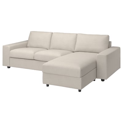 VIMLE Housse canapé + méridienne
