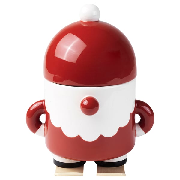 VINTERFINT Bocal avec couvercle, père Noël rouge, 34 oz