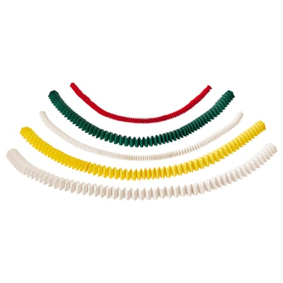 VINTERFINT Guirlandes, 5 pièces, papier/multicolore