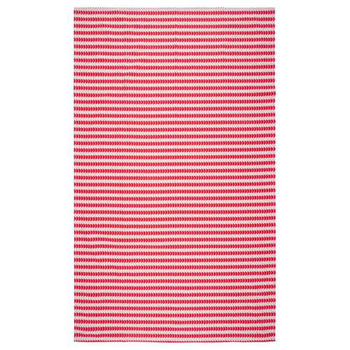 VINTERFINT Nappe, rayé blanc/rouge, 57x94 "