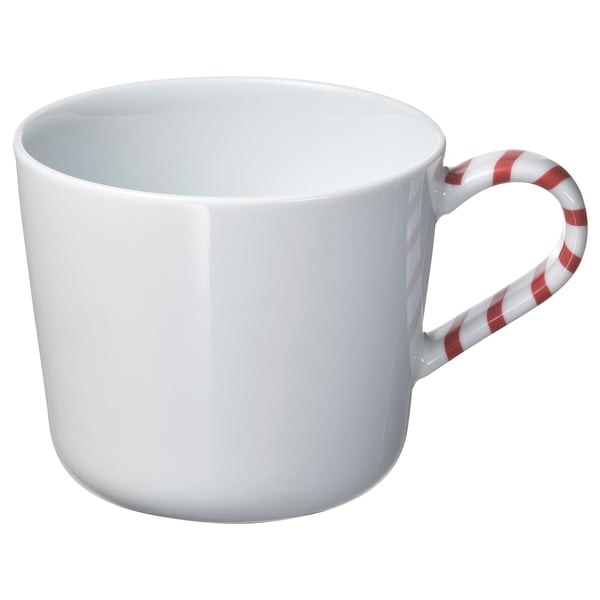 VINTERFINT Tasse, blanc/rouge, 12 oz