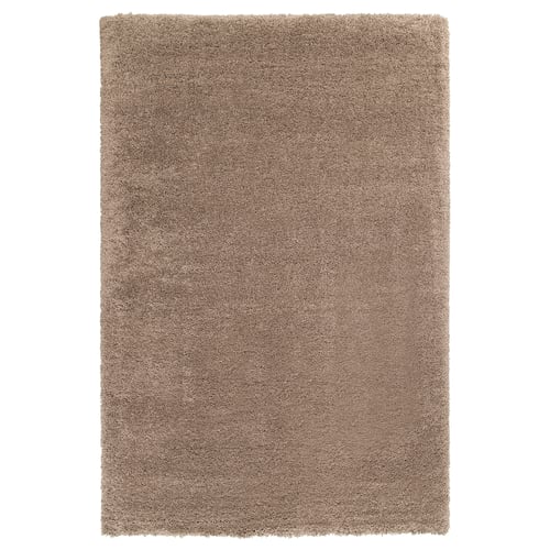 VOLLERSLEV Tapis à poils longs, beige, 6 ' 7 "x9 ' 10 "