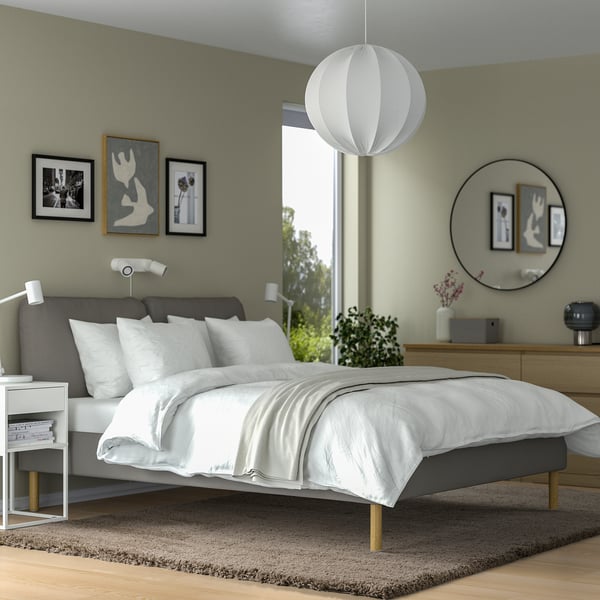VOLLERSLEV Tapis à poils longs, beige, 6 ' 7 "x9 ' 10 "