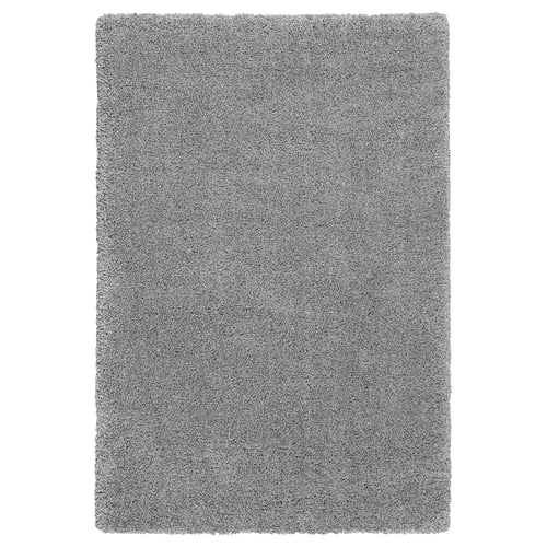 VOLLERSLEV Tapis à poils longs, gris, 5 ' 3 "x7 ' 7 "