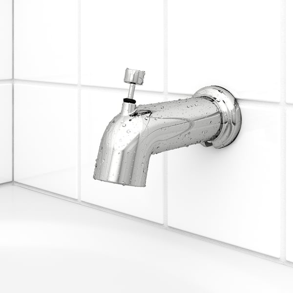 VOXNAN Ens bain/dche av mitigeur thermo, chromé