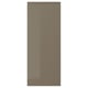 VOXTORP Porte, ultrabrillant gris-brun foncé, 12x30 "