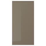 VOXTORP Porte, ultrabrillant gris-brun foncé, 15x30 "