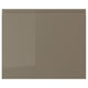 VOXTORP Porte, ultrabrillant gris-brun foncé, 18x15 "