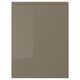 VOXTORP Porte, ultrabrillant gris-brun foncé, 15x20 "