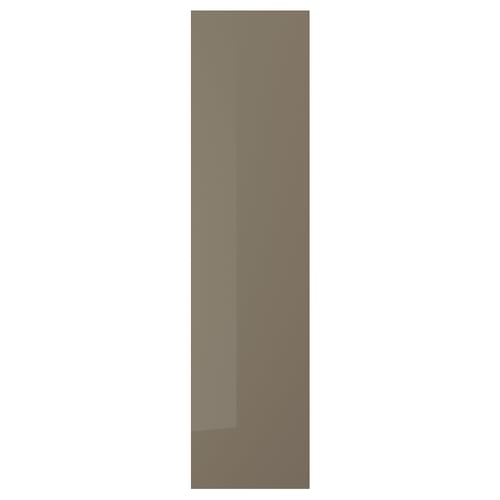 VOXTORP Porte, ultrabrillant gris-brun foncé, 15x60 "