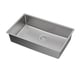 VRESJÖN Évier à encastrer, 1 bac, acier inox, 28 3/4x17 3/8 "