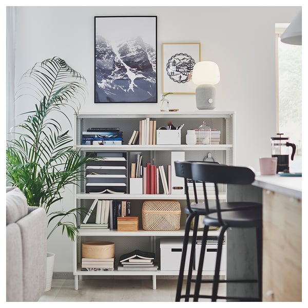 YNGVAR Tabouret de bar, anthracite, 29 1/2 "