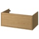 ÄNGSJÖN Waschbeckenschrank mit Schublade, Eichenachbildung, 80x48x33 cm