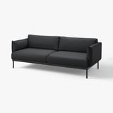ÄPPLARYD 3er-Sofa, Gunnared schwarz/grau