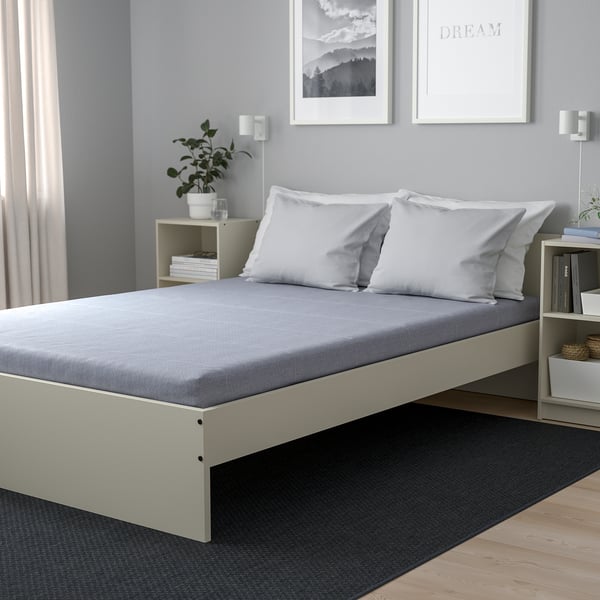 ÅGOTNES Schaummatratze, fest/hellblau, 140x200 cm