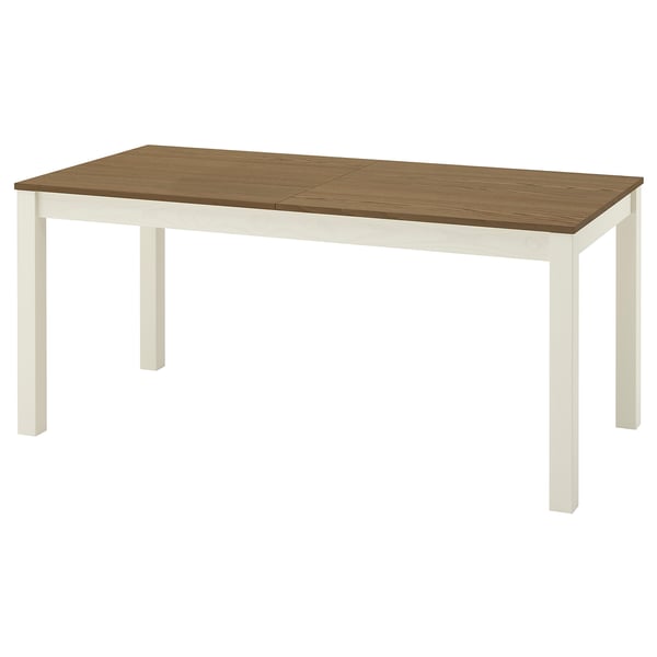 ÅLHULT Ausziehtisch, beige/braun, 170/220x80 cm