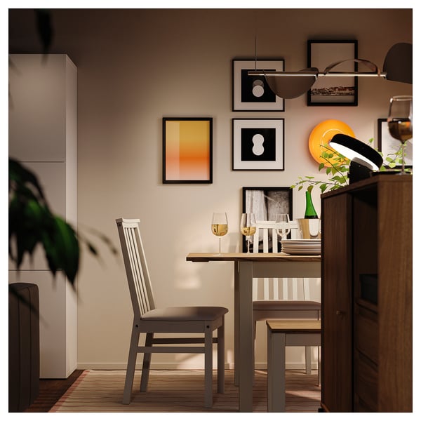 ÅLHULT Stuhl, beige/Kabusa hellbeige