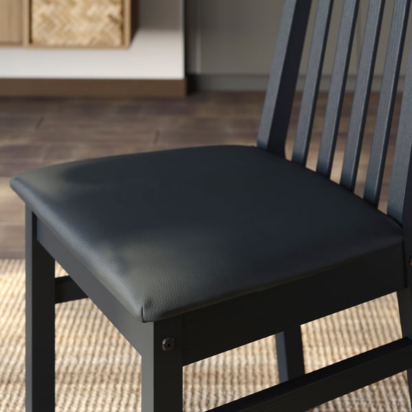 ÅLHULT Stuhl, schwarz/Bomstad schwarz