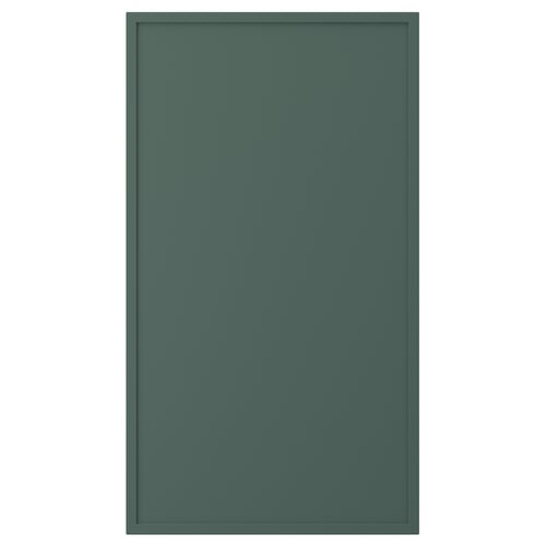 ASPUDDEN Geschirrspülerfront, dunkel graugrün, 45x80 cm