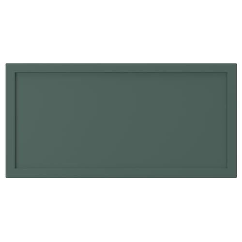 ASPUDDEN Schubladenfront, dunkel graugrün, 40x20 cm
