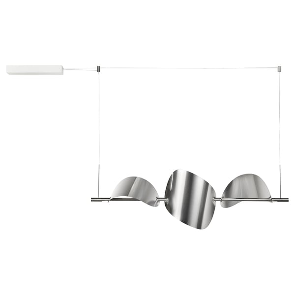 BACKSTÖRN LED-Hängeleuchte, dimmbar/mattiert Aluminium, 108 cm